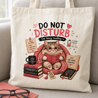 Söt bokälskare-totebag - rolig bokälskare läsare tygkasse