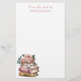 Söt Bokar Personlig Brevpapper