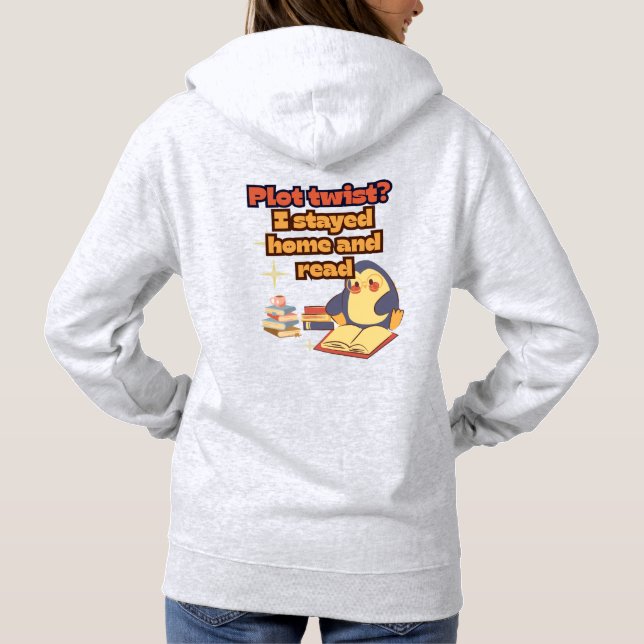 Söt bokcitat om pingvin  t shirt (Baksida)