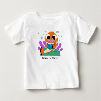 Söt bokmaskfisk tecknad – Nördigt havslevande djur T Shirt