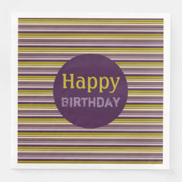 Söt Bold Rand Pappersservett