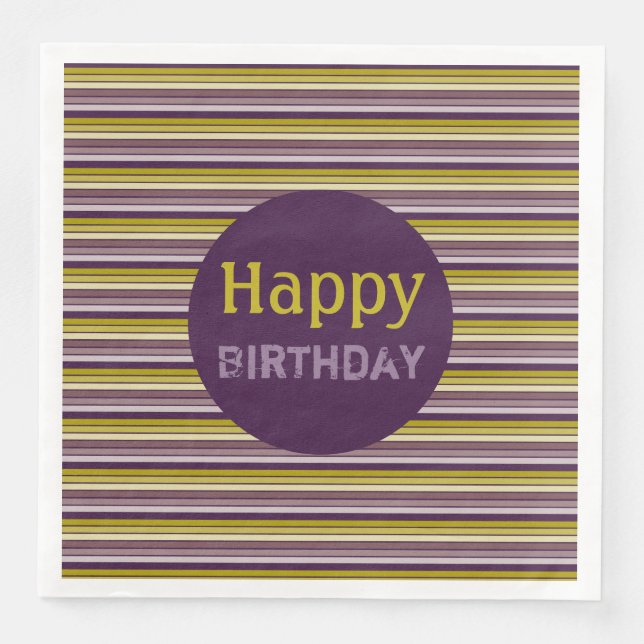 Söt Bold Rand Pappersservett (Framsida)