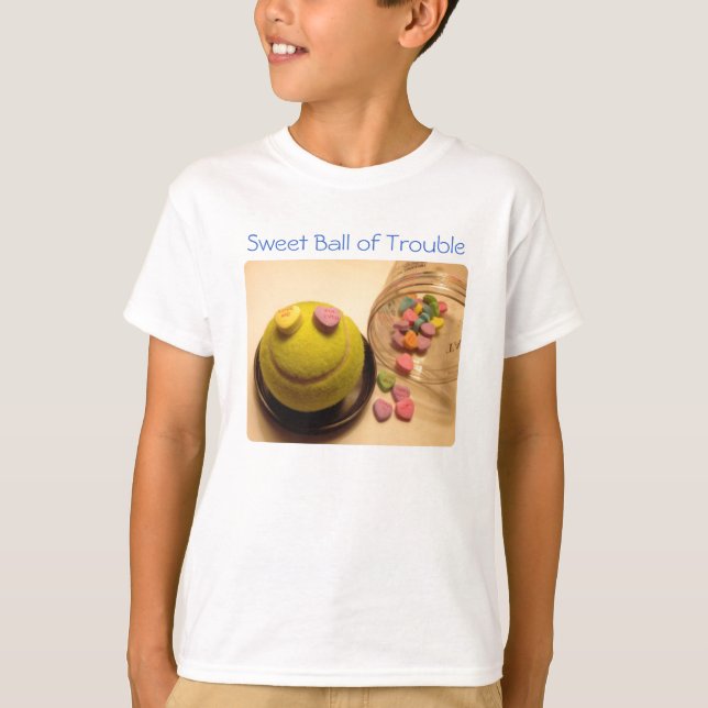 Söt Boll av problem:) T Shirt (Framsida)