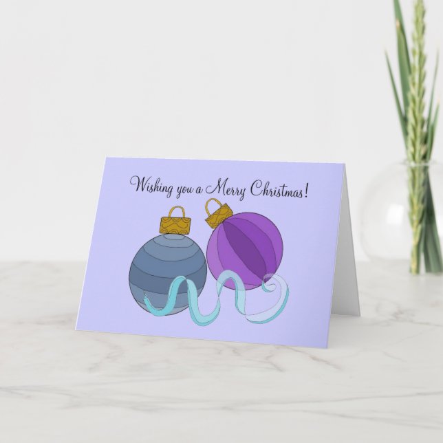 Söt Bollar jul Helgkort (Framsida)