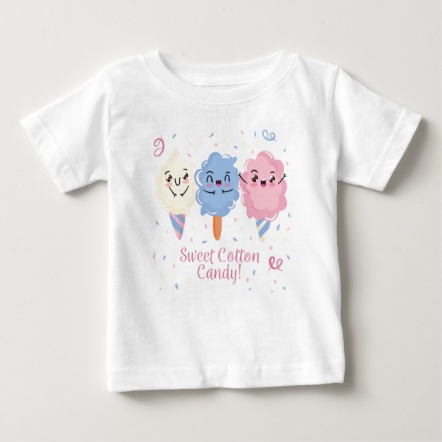 Söt bomull Candy Baby T-Shirt (Framsida)