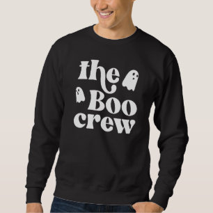 Söt Boo Besättning Familj Matchande Kostym Hallowe Lång Ärmad Tröja