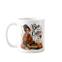 Söt Boo Sedan Kaffe Halloween Musiklärare Mugg