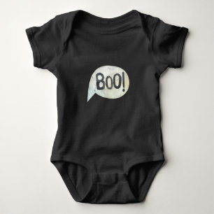 Söt Boo Svart Halloween Kostym T Shirt