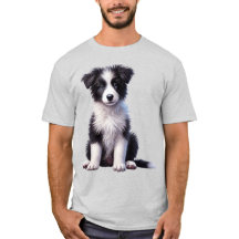 Söt Border Collie-valp