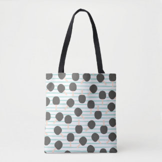 Söt Bordtennis Totebag Tygkasse