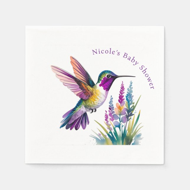 Söt början: En babyskare Firande Pappersservett (Framsidan)