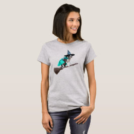 Söt Boston Terrier-häxa T Shirt