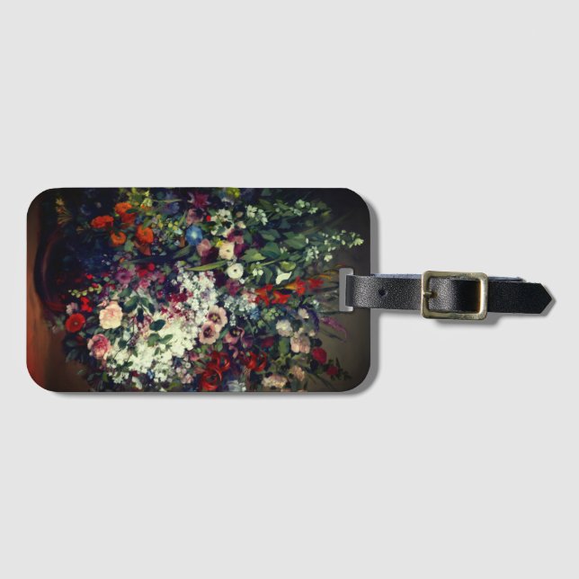 Söt Bouquet-blommor i Vas Bagagebricka (Framsida horisontal)