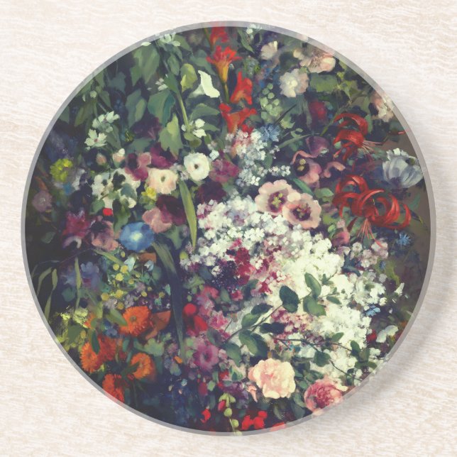 Söt Bouquet-blommor i Vas Underlägg (Framsidan)