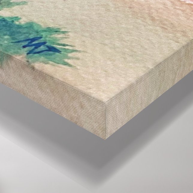 Söt bouquet canvastryck (Hörn (nedre))