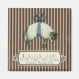 Söt Bow Sheep™ Collection - Birginfo / Magnet