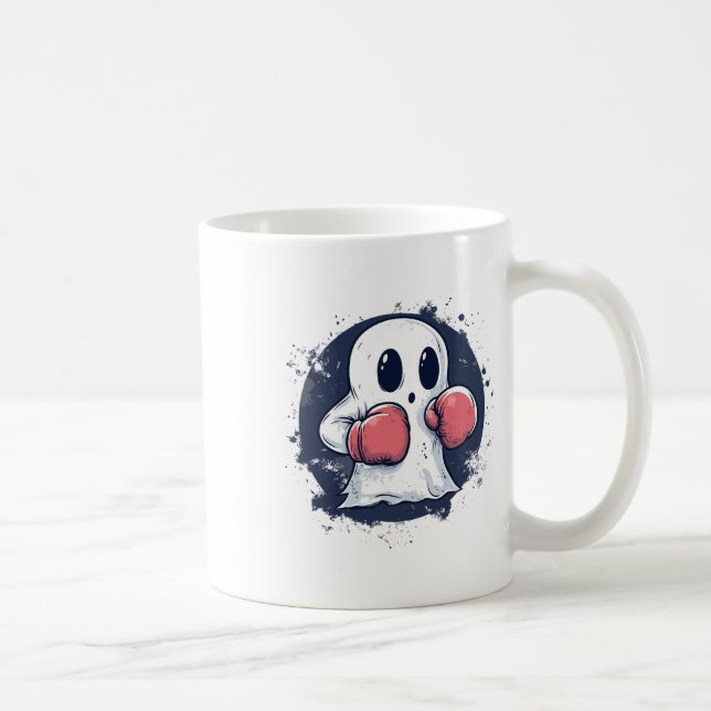 Söt boxningskonst med spöken  kaffemugg (Höger)