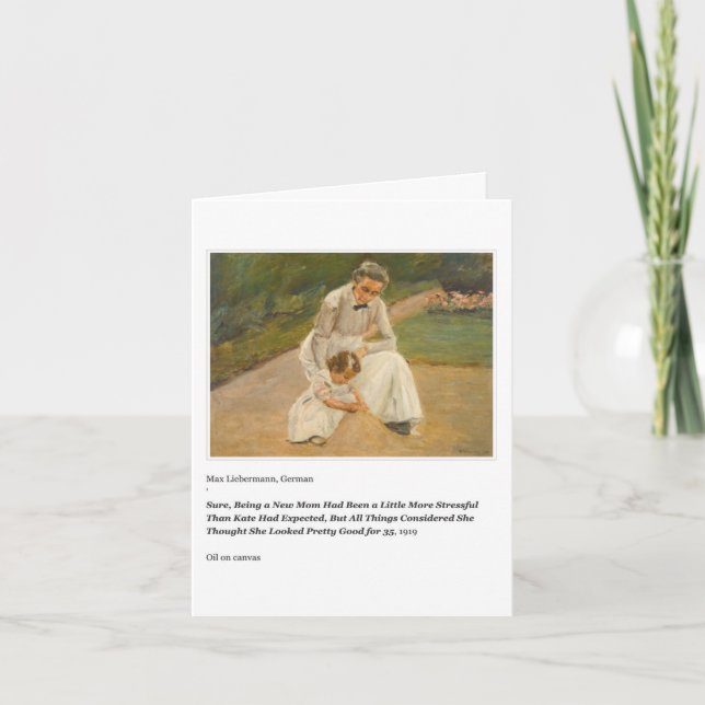 SÖT BRA FÖR 35 MORS DAG-KORT KORT (Framsida)