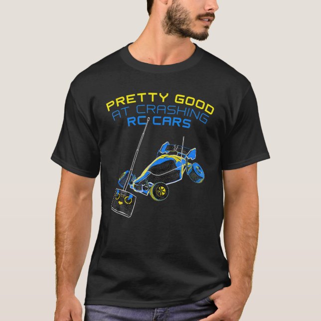 Söt Bra vid krasch RC Cars Retro Stil Rocket T Shirt (Framsida)