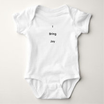 Söt ”Bring Joy” Baby Bodysuit – Bedårande spädbarn