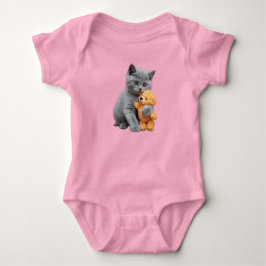 Söt brittisk korthårig Teddy T Shirt