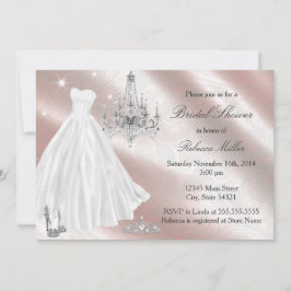 Söt Bröllop Dress Möhippa Inbjudan