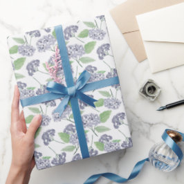 Söt Bröllop Garden party Hydrangea Presentpapper