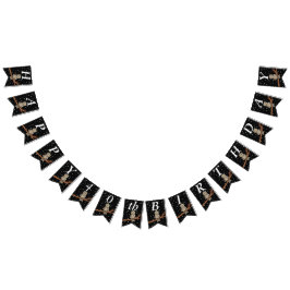 Söt Brown Birthday Uggla på Gren Necklace Stars Vimplar