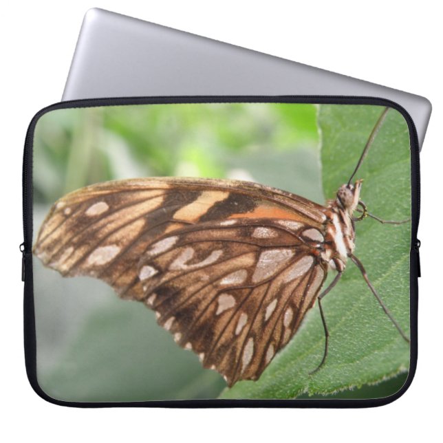 Söt Brown Butterfly Laptop sleeve (Framsidan)