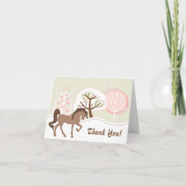 Söt Brown Horse Snowy Rosa Winter Tack