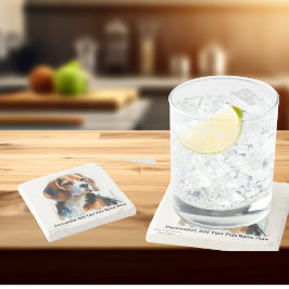 Söt Browns Beagle /PERSONALISERA Stenkoft Stenunderlägg