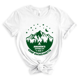 Söt brudtärna camping möhippa  t shirt