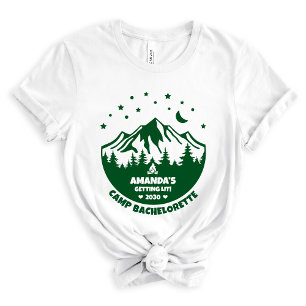 Söt brudtärna camping möhippa t shirt