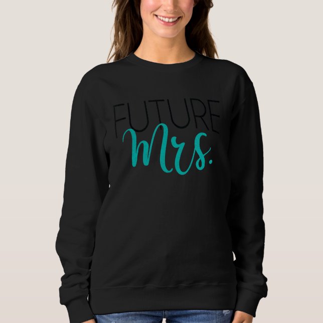 Söt brudtärna möhippa brud framtida herr t shirt (Framsida)