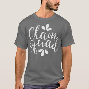 Söt brudtärna möhippa brud glamour trupp t shirt
