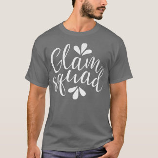 Söt brudtärna möhippa brud glamour trupp t shirt