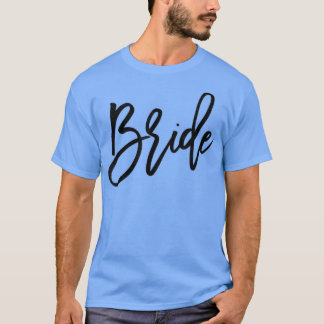 Söt brudtärna möhippa brud kursiv t shirt
