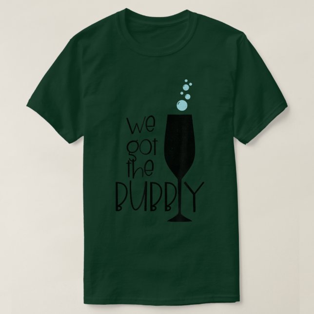 Söt brudtärna möhippa brud Vi fick th T Shirt (Design framsida)