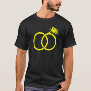 Söt Brudtärna Sällskapsdamer Brud Ringar T Shirt