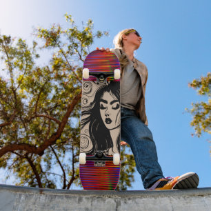 SÖT BRUNETTE BOHEMIAN GIRL Skateboard