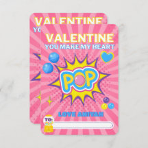 Söt bubbelgummi klassrumsvalentin-foto