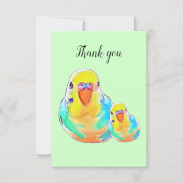 Söt Budgerigar Parakeet Bird Cute Tack