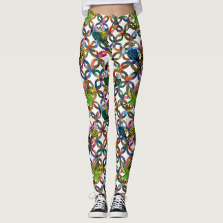Söt Budgies Leggings