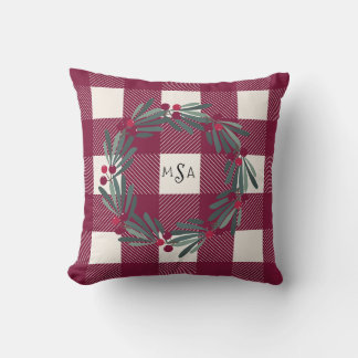 Söt Buffalo Check Monogram Red Söt Girly Kudde