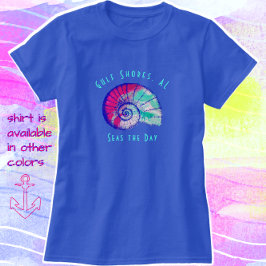 Söt Bukt Shores Alabama Seashell T-Shirt