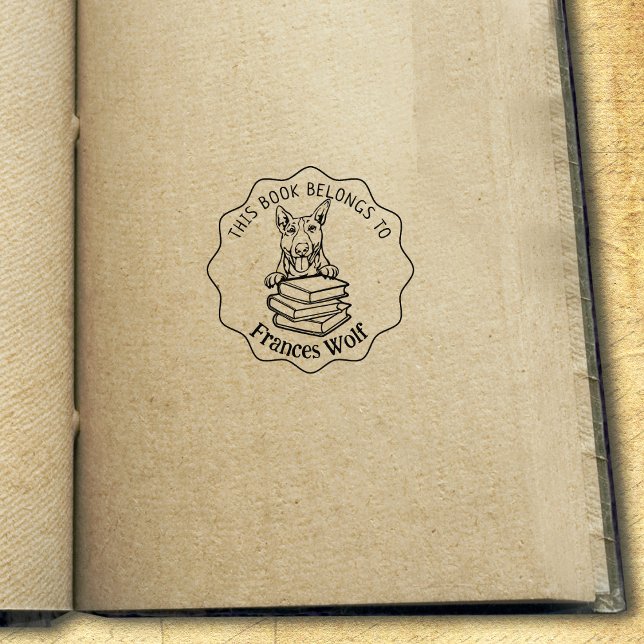 Söt Bull Terrier Hund Stämpel (Skapare uppladdad)