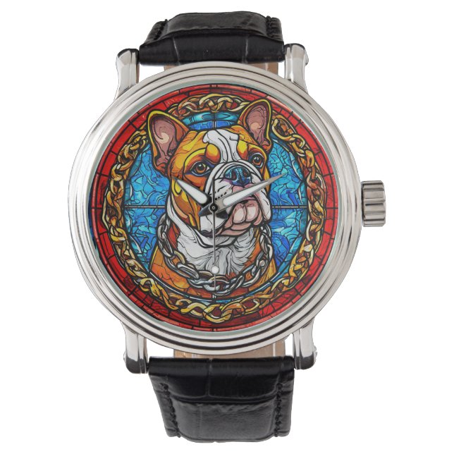 Söt Bulldog Armbandsur (Framsida)