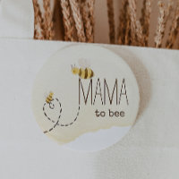 Söt Bumblebee Baby Shower Mamma to bi Button