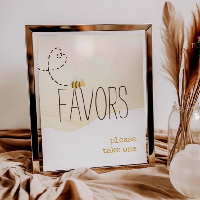 Söt Bumblebee-Mamma till babyskor-favoriter Poster (Skapare uppladdad)