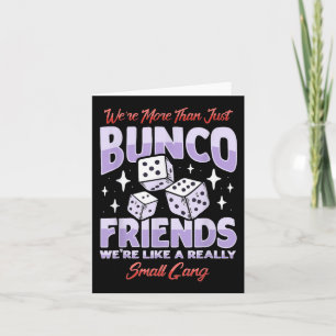 Söt Bunco Natt Squad Kläder Spel Bunco Kort